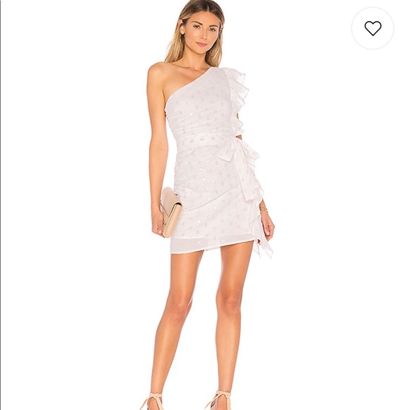 Lovers & Friends One Shoulder Whitney Mini Dress